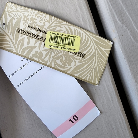 NWT sz 10 swim shorts White - Picture 4 of 13